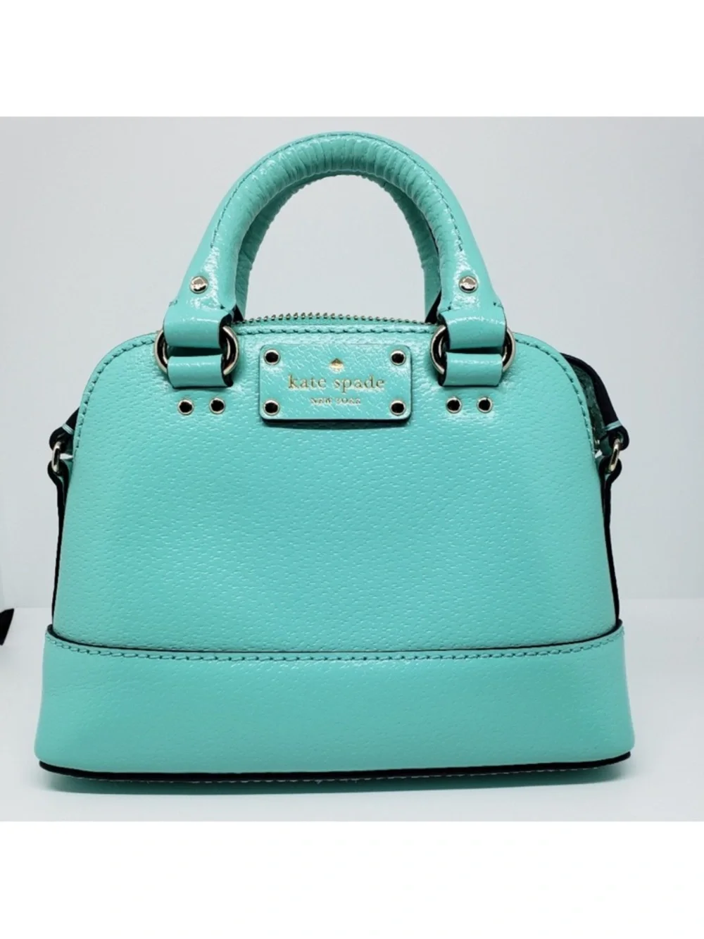 Kate Spade Wellesley Mini Rachelle Satchel/Crossbody in fresh air/tiffany blue